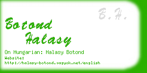 botond halasy business card